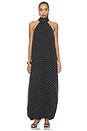 view 2 of 6 Chiffon Balloon Jumpsuit in 1000 Black Comb
