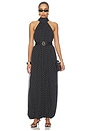 view 5 of 6 Chiffon Balloon Jumpsuit in 1000 Black Comb