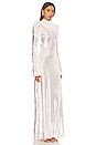 view 3 of 4 Sequin Gown in Bright White