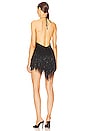 view 3 of 4 VESTIDO CORTO CON FLECOS DE LENTEJUELAS in Tap Shoe Black