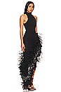 view 2 of 5 Sequin Ruffle Gown in Black