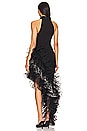 view 4 of 5 Sequin Ruffle Gown in Black