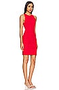 view 2 of 4 Knit Tank Dress in High Risk Red