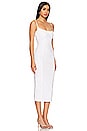 view 2 of 3 Ruched Midi Dress in Bright White