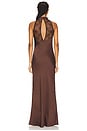 view 3 of 3 Lace Maxi Dress in Chicory Coffee