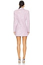 view 3 of 4 Jacquard Blazer Dress in Lavender Frost