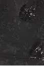 view 4 of 4 Mesh Flower Mini Dress in Black