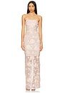 view 1 of 4 Flower Mesh Tube Dress in Angel Wing