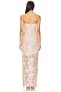 view 3 of 4 Flower Mesh Tube Dress in Angel Wing