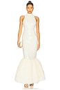 view 1 of 4 Sequin Maxi Dress in Egret