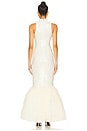 view 3 of 4 Sequin Maxi Dress in Egret