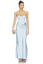 view 1 of 3 ROBE SATIN CORSET MAXI in Plein Air
