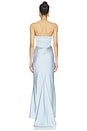 view 3 of 3 ROBE SATIN CORSET MAXI in Plein Air
