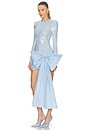 view 3 of 5 Sequins Bow Mini Dress in Plein Air
