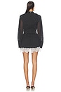 view 3 of 4 MINIVESTIDO MINI DRESS LONGSLEEVE LACE DETAIL in 1000 Black Comb