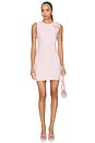 view 1 of 4 Crepe Mini Flower Dress in Cherry Blossom