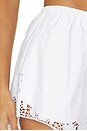 view 6 of 6 Drawstring Shorts in Bright White