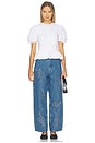 view 5 of 6 Denim Boyfriend Jeans in Medium Blue Denim