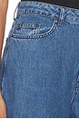 view 6 of 6 JEANS CON PERNERA ACAMPANADA DRAPED BARREL LEG JEANS in Medium Blue Denim