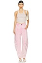 view 5 of 6 Cassandria Jeans in Light Pink Denim