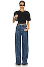 view 6 of 7 Dixie Button Jean in Medium Blue Denim