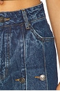 view 7 of 7 Dixie Button Jean in Medium Blue Denim