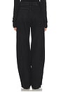 view 4 of 6 Dixie Button Wide Leg in Black Denim