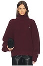view 1 of 5 Knit Turtleneck Jumper in Zinfandel