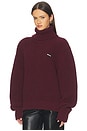 view 2 of 5 Knit Turtleneck Jumper in Zinfandel