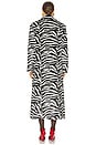 view 3 of 3 Fluffy Clasp Coat in Zebra