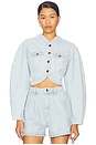view 1 of 4 Vinetta Denim Jacket in Light Blue Denim