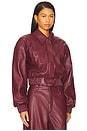 view 2 of 4 Bomber Jacket in Zinfandel