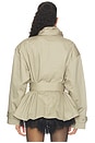 view 4 of 5 Short Trench Coat in Aluminum