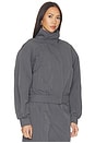 view 2 of 4 Crispy Track Jacket in Gray Pinstripe