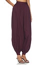 view 3 of 7 PANTALON AVEC PLIS BALLOON PLEATED PANTS in Zinfandel