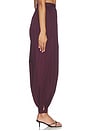 view 4 of 7 PANTALON AVEC PLIS BALLOON PLEATED PANTS in Zinfandel