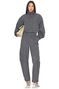 view 6 of 7 Crispy Track Pants in Gray Pinstripe