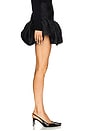 view 3 of 6 Jacquard Mini Skirt in Black