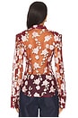 view 3 of 5 CAMISA DE MALHA JUSTA in Zinfandel Combo