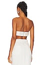 view 3 of 5 Embellished Bandeau Top in Pristine White