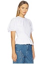 view 2 of 4 Top With Puffsleeves in Bright White