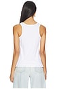 view 3 of 5 Ruffle Hem Tank Top in Bright White