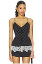 view 1 of 5 CAMISOLA LACEBAND CAMISOLE in 1000 Black Comb