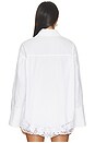 view 3 of 4 CHEMISE OVERSIZED SHIRT in Bright White