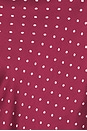 view 6 of 5 Dot Satin Bow Shirt in Winetasting Combo