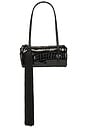 view 1 of 4 Croco Barrel Bag in Black