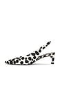 view 5 of 5 ESCARPIN SLINGBACK in Bright White Combo