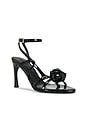 view 2 of 5 Patent Croc Sandal in Black
