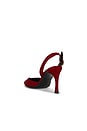 view 3 of 5 TACÓN SLINGBACK HIGH HEEL SATIN  in Windsor Wine