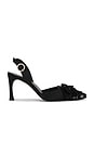 view 1 of 5 PANTUNFLA SLINGBACK HIGH HEEL FLOWER in Black